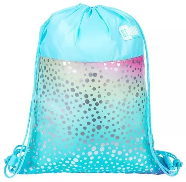 Ombre Mermaid 1 compartment drawstring bag