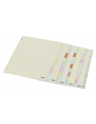 Ancor A4 Cardboard Dividers (6 pieces)