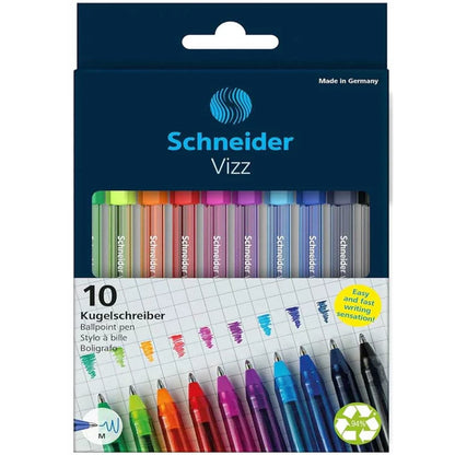 Schneider Vizz Pack of 10 coloured pens M