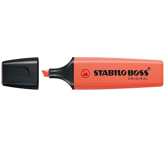 Stabilo Boss Highlighter Coral Brush