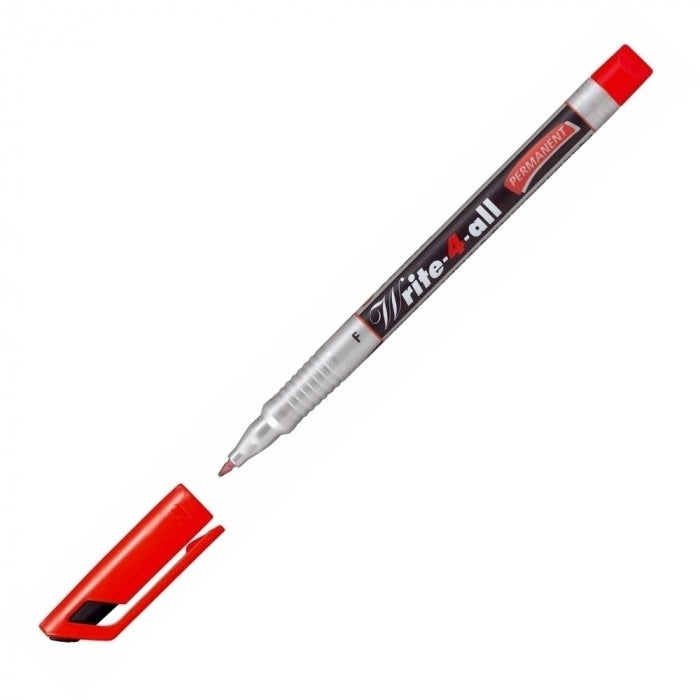 STABILO Write-4-all F Permanent Marker Red