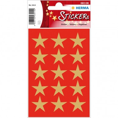 Decor Herma Star Gold Stickers