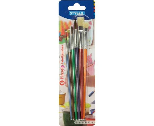 STYLEX - Paint Brushes x 6