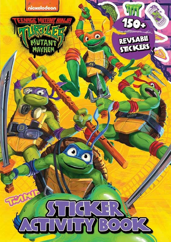 TEENAGE MUTANT NINJA TURTLES STICKER ACTIVITY BOOK