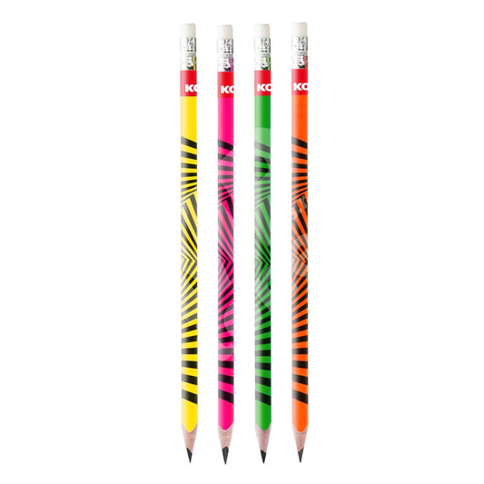 KORES Triangular Neon Graphite Pencil 2=HB