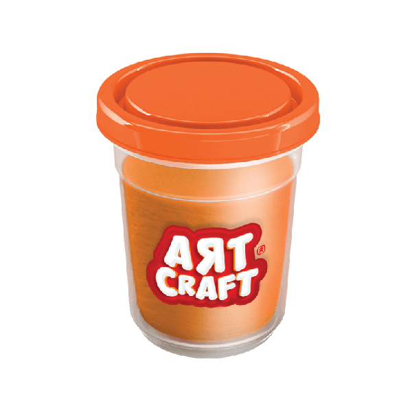 ART CRAFT Orange Single Dough Pot 140gr