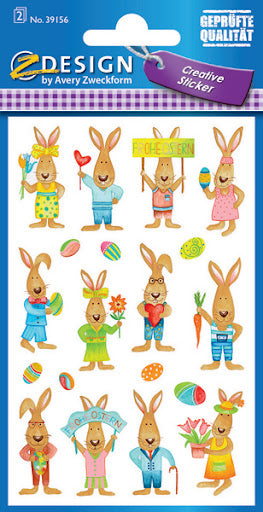 Easter Bunny Stickers