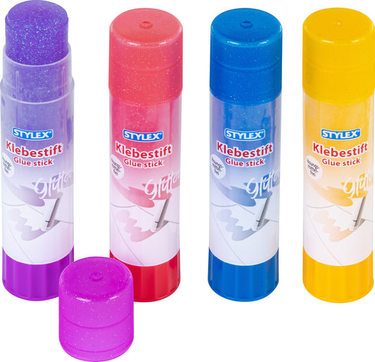 STYLEX - Glue Stick Glitter 20g assorted colours