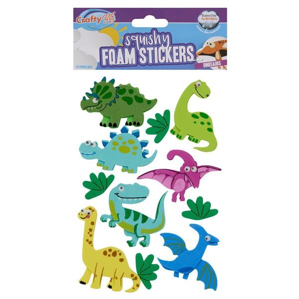 3D Foam Stickers Crafty Bitz Dinosaurs