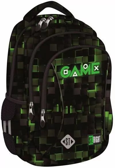 COMING SOON - Green Game 3 compartment Backpack BP26 39x27x17 cm