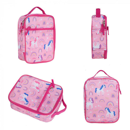 Rainbow Unicorns Lunch Bag