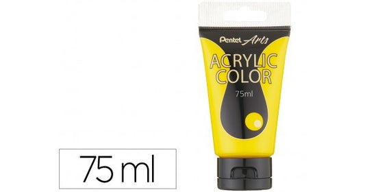 Pentel Acrylic Yellow 75ml