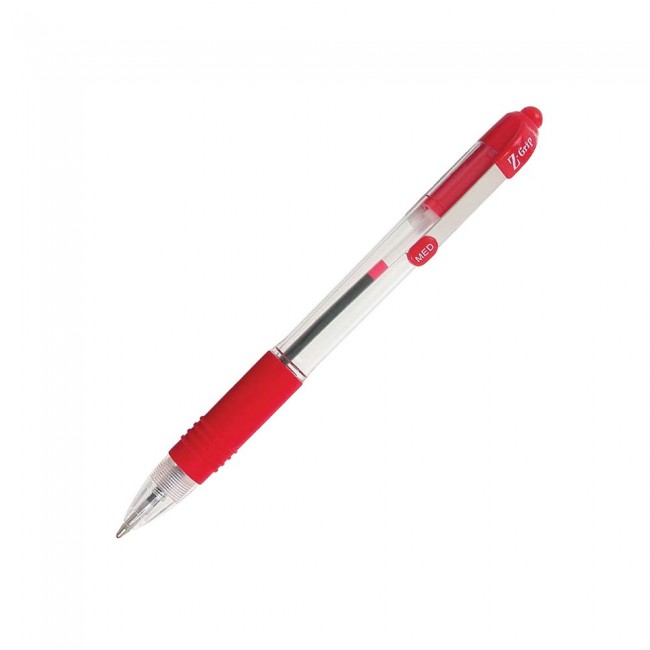 Zebra Z-Grip BallpointPen 1.0 mm Medium Red
