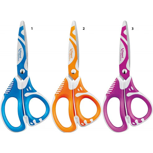Maped Zenoa Fit Scissors 13Cm 3 Assorted Colours