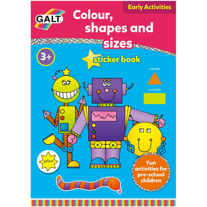 Colour, Shapes & Sizes - Sticker Activity Book