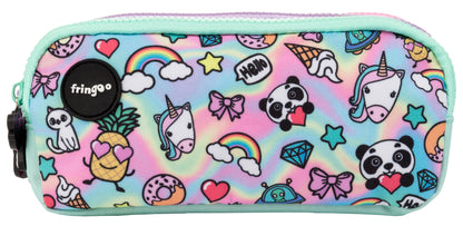 Doodle Holo 3 Compartment Pencil Case