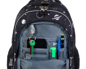 PLANETS 4-compartment backpack 40x28x18cm