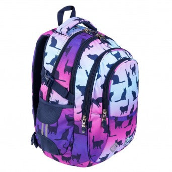 NIGHT CATS 4-compartment backpack BP01 43x32x21 cm