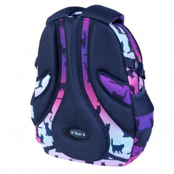 NIGHT CATS 4-compartment backpack BP01 43x32x21 cm