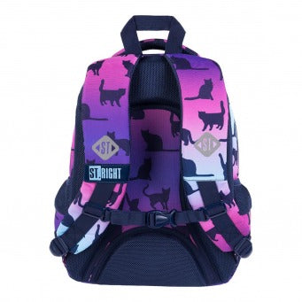 NIGHT CATS 3-compartment backpack 39x27x17 cm