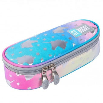 OMBRE UNICORN 1 compartment pencil case