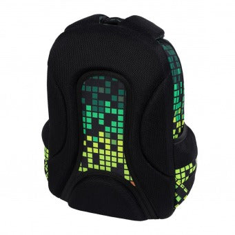 PIXEL GAMER 3-compartment backpack 39x27x17 cm