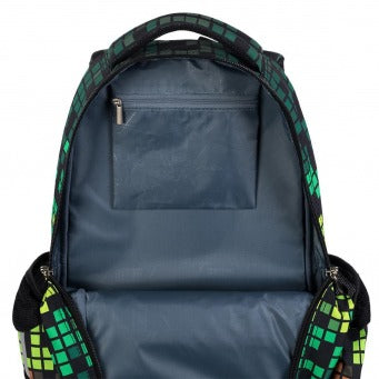 PIXEL GAMER 3-compartment backpack 39x27x17 cm