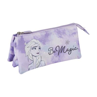 Frozen II Elsa 3 compartment pencil case