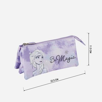 Frozen II Elsa 3 compartment pencil case