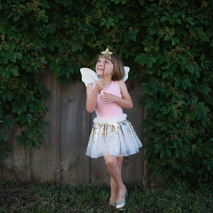 Gracious Gold Sequins Skirt with Wings & Wand Size 4 - 6 years