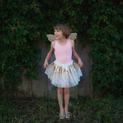 Gracious Gold Sequins Skirt with Wings & Wand Size 4 - 6 years