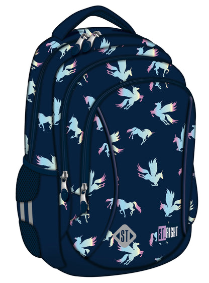 HOLO UNICORNS 3-compartment backpack 39x27x17 cm