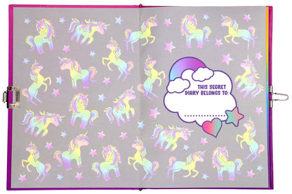 Light Up Diary Unicorn Ombre