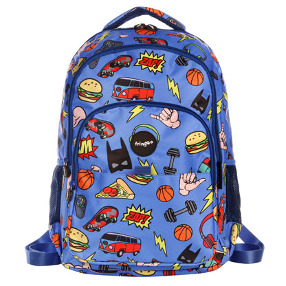 Doodles Boy Multi Compartment Backpack
