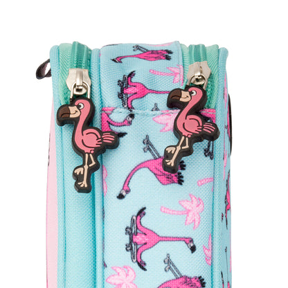 Flamingo - 2 compartment Pencil Case