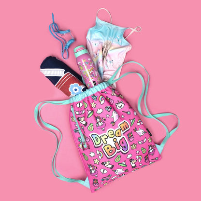 Dream Big Drawstring Bag