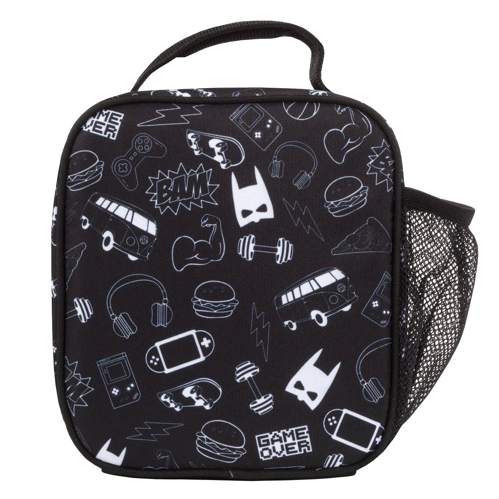 Monochrome Boy Lunch Bag