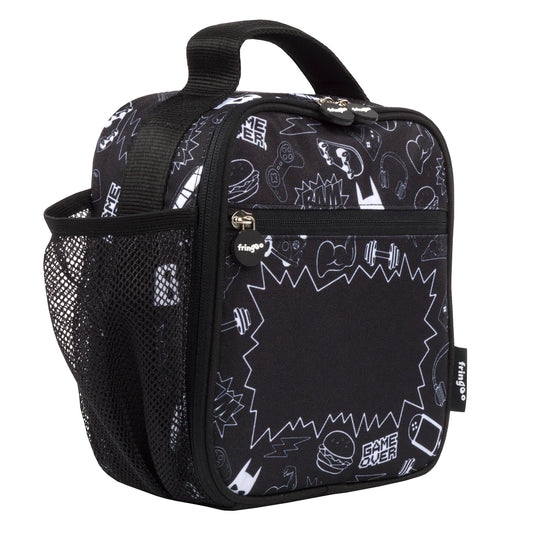 Monochrome Boy Lunch Bag