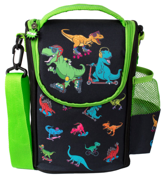 Dinosaurs Skaters Strap Lunch Bag