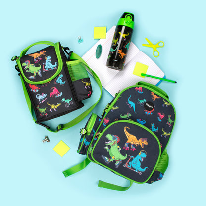 Dinosaurs Skaters Strap Lunch Bag