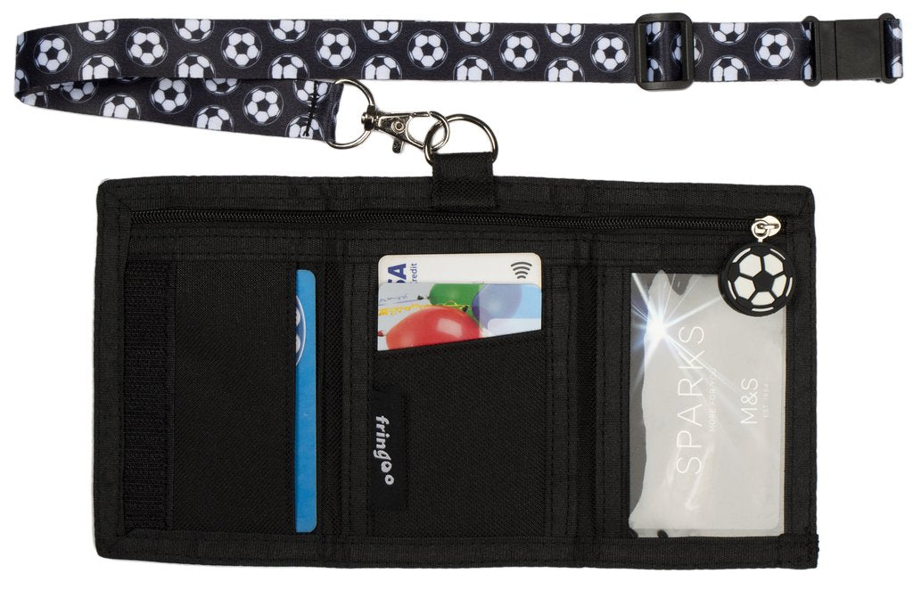 Football Black Wallet