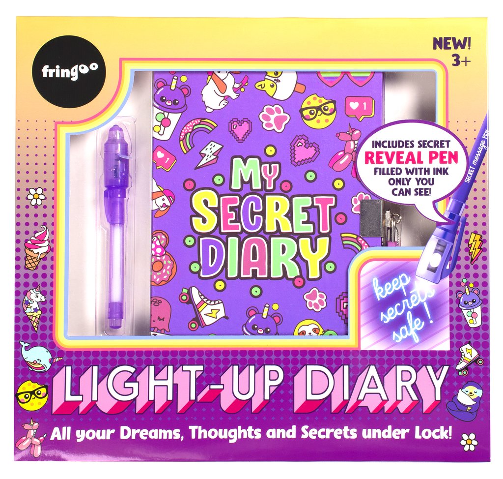 Light Up Diary Rainbow Smile