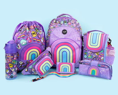 Rainbow Smile Strap Lunch Bag